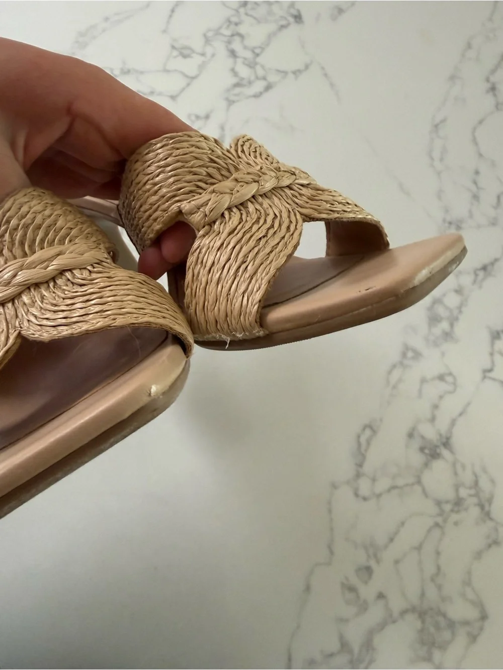 A New Day Tia Mule Heels - Beige - Size 9